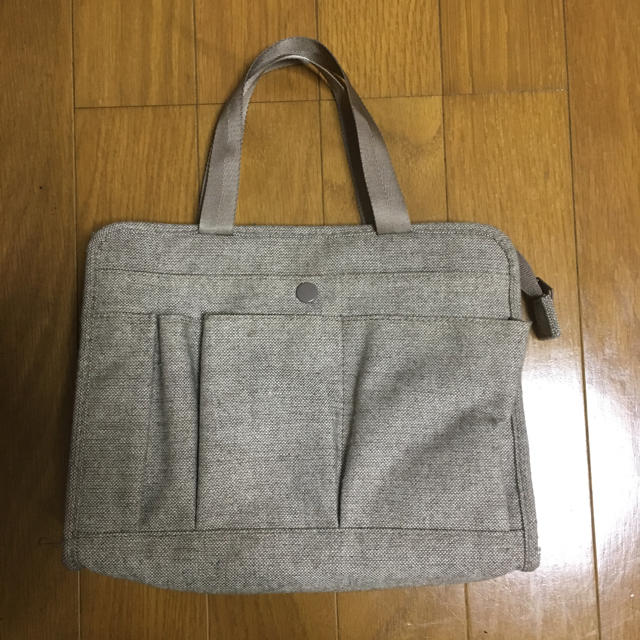 MUJI (無印良品)(ムジルシリョウヒン)の無印良品 インバッグ ツイード素材 レディースのバッグ(その他)の商品写真