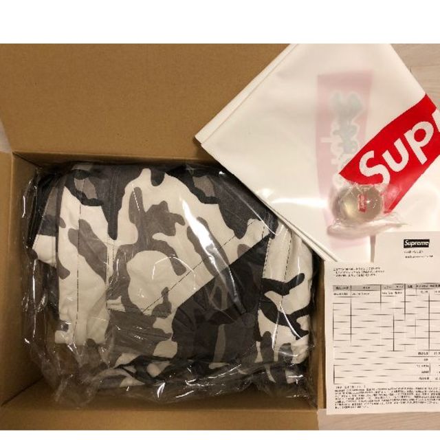 レザージャケット[M] Supreme Leather Anorak Snow Camo