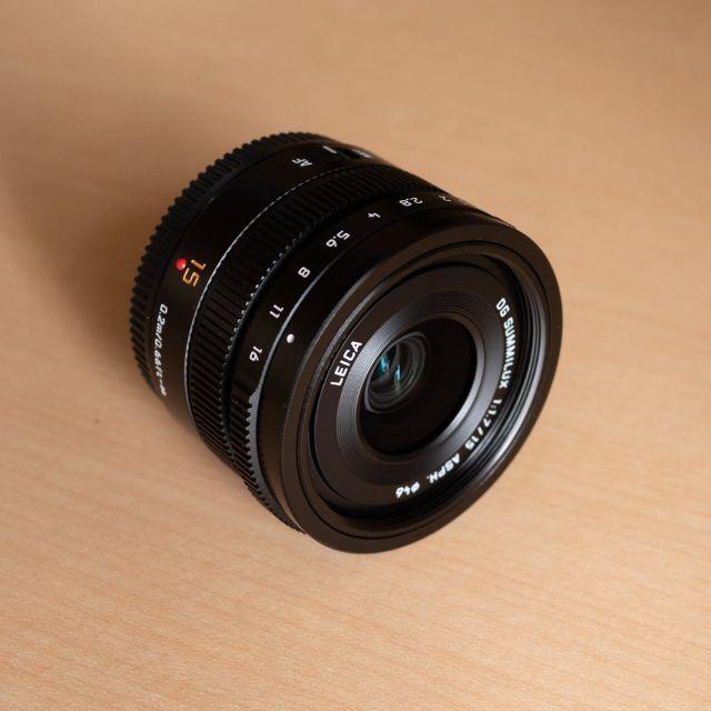 Panasonic(パナソニック)の【送料無料】LEICA DG SUMMILUX 15mm F1.7 スマホ/家電/カメラのカメラ(レンズ(単焦点))の商品写真