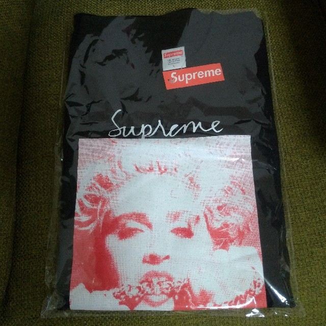 【高額売筋】 Supreme - Supreme Madonna Tee Black size:L Tシャツ/カットソー(半袖/袖なし)