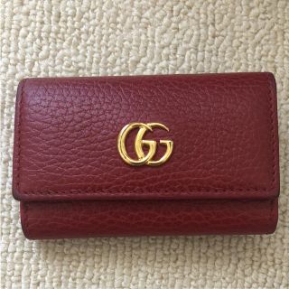 グッチ(Gucci)のりんごさん専用 グッチ キーケース レッド(キーケース)