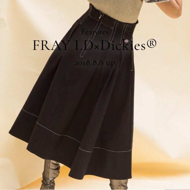 FRAY i.D×Dickies ウエストタックフレアスカート