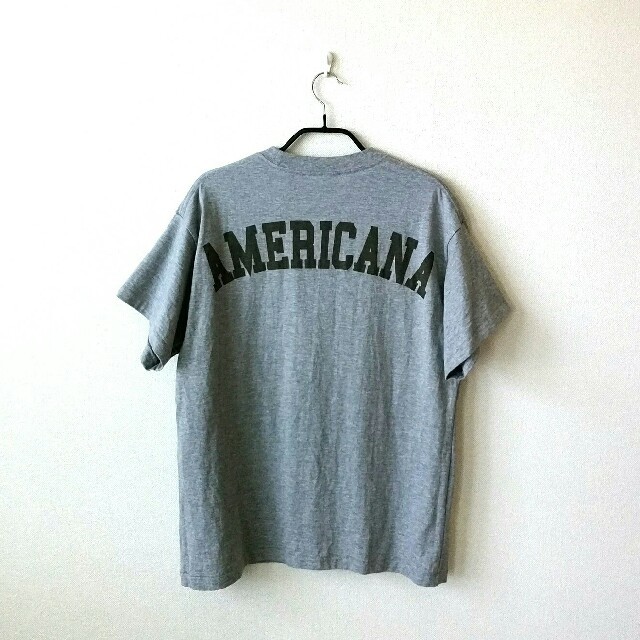 【美品】aquagirl【別注】Americana バックロゴTシャツ◆ 2