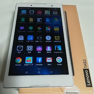 レノボ(Lenovo)の★美品★ android Lenovo TAB2 白色(タブレット)