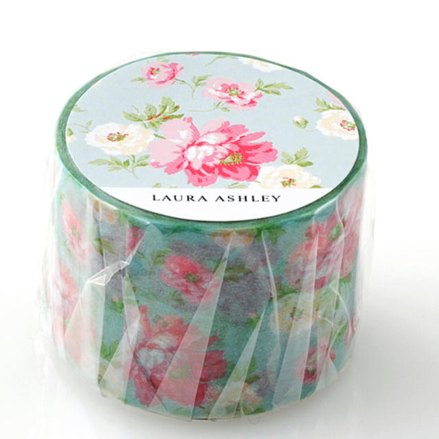 LAURA ASHLEY(ローラアシュレイ)の【🌸新品、未使用🌸】ローラアシュレイ.マスキングテープ2種類🌷 インテリア/住まい/日用品の文房具(テープ/マスキングテープ)の商品写真