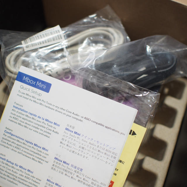 AVID Pro Tools Mbox Mini (ProTools9同梱版) オーディオ AVID Pro Tools Mbox Mini (ProTools9同梱版) オーディオ