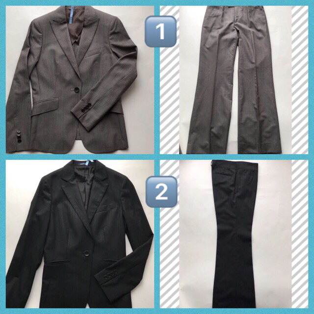 NEWYORKER(ニューヨーカー)のニューヨーカー パンツスーツ3点・シャツ2点セット レディースのフォーマル/ドレス(スーツ)の商品写真