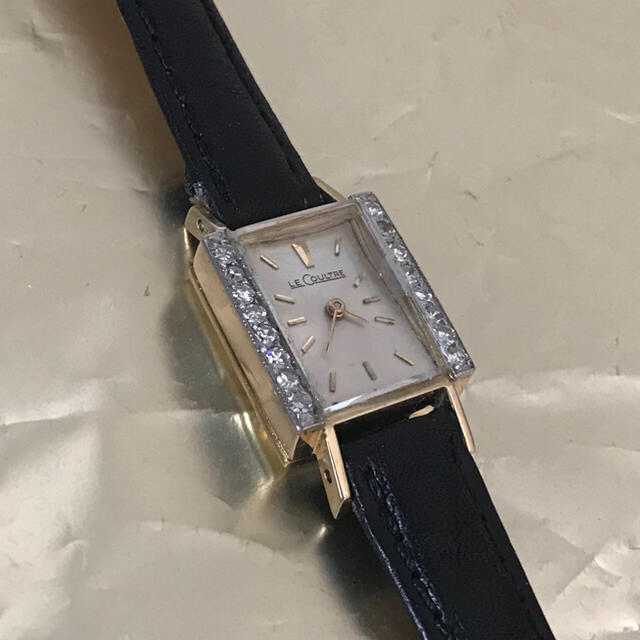 Jaeger-LeCoultre(ジャガールクルト)の(Ryo&Sho様)レクルト レディース アンティーク時計 14K ダイヤベゼル レディースのファッション小物(腕時計)の商品写真