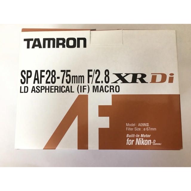 TAMRON A09Ⅱ 28-75 F2.8 (Fマウント)