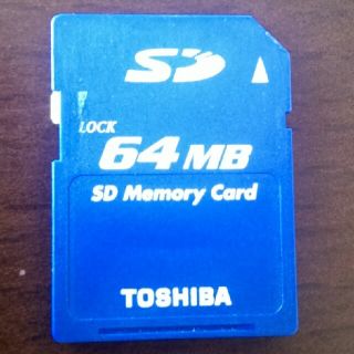 トウシバ(東芝)のKEMU様専用　SDカード 64MB TOSHIBA 東芝(PC周辺機器)