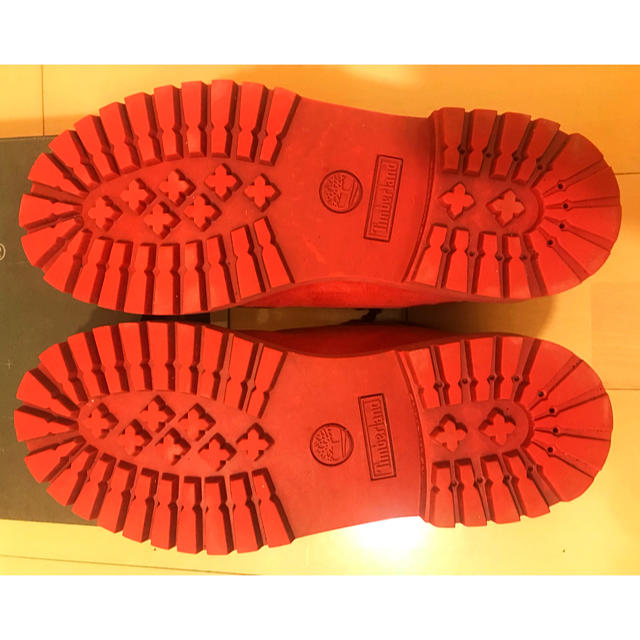 Timberland(ティンバーランド)の☆最終値下げ☆Timberland(all red)☆ レディースの靴/シューズ(ブーツ)の商品写真