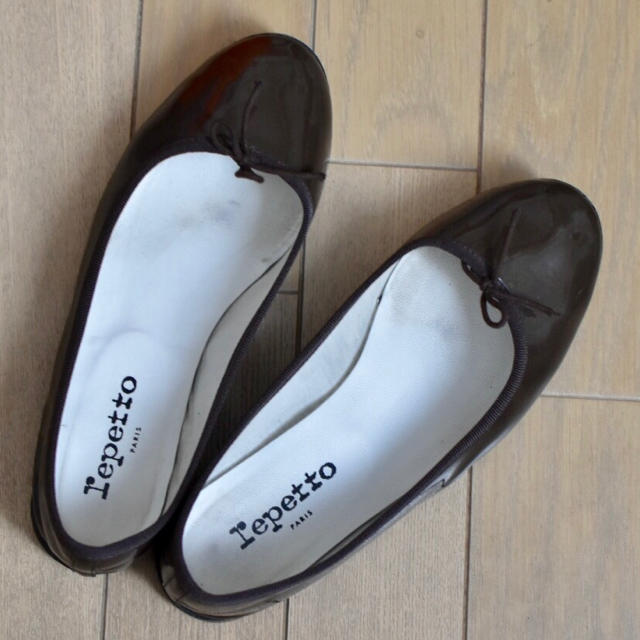 repetto(レペット)のレペット バレエシューズ エナメル 茶色 レディースの靴/シューズ(バレエシューズ)の商品写真