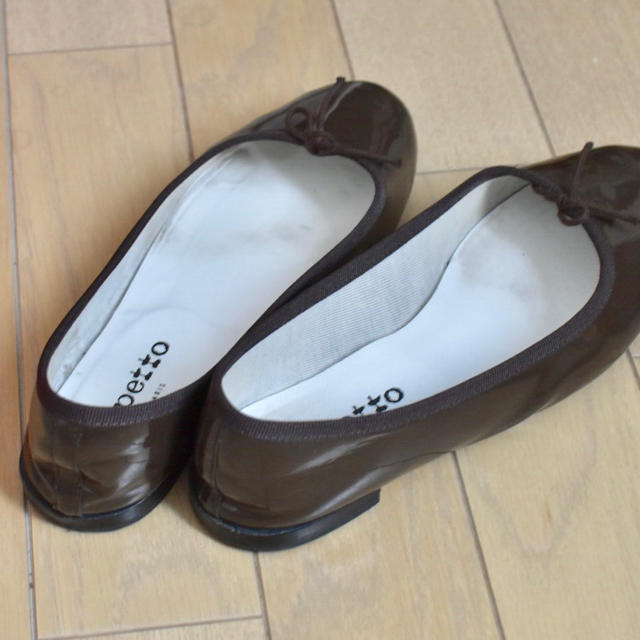 repetto(レペット)のレペット バレエシューズ エナメル 茶色 レディースの靴/シューズ(バレエシューズ)の商品写真