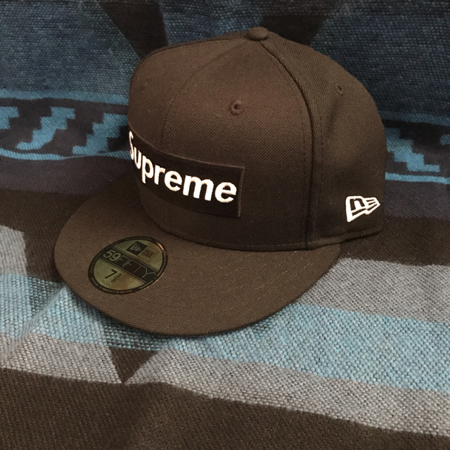 supreme  BOX LOGO  new era 7-3/8 black