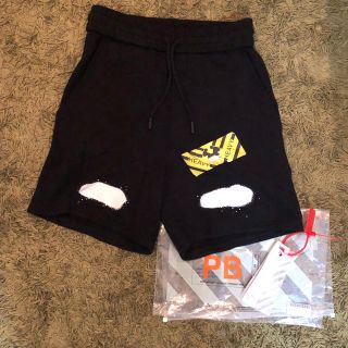 オフホワイト(OFF-WHITE)のOFF-WHITE ハーフパンツ ショーツ S(ショートパンツ)