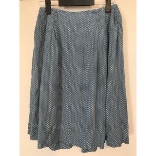 ユニクロ(UNIQLO)の☆美品 1回着 ユニクロ×イネスのドットスカート W67(ひざ丈スカート)