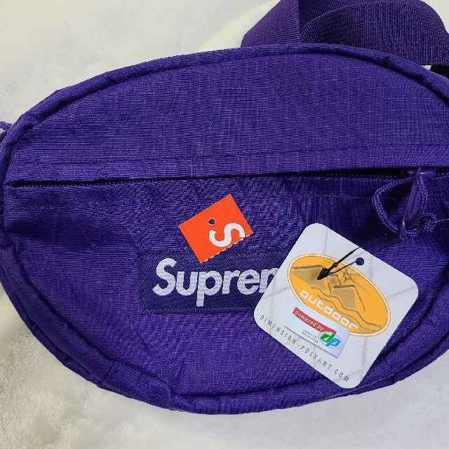 Supreme waist bag BLACK ウエストバッグ パープル 紫 【T-ポイント5倍