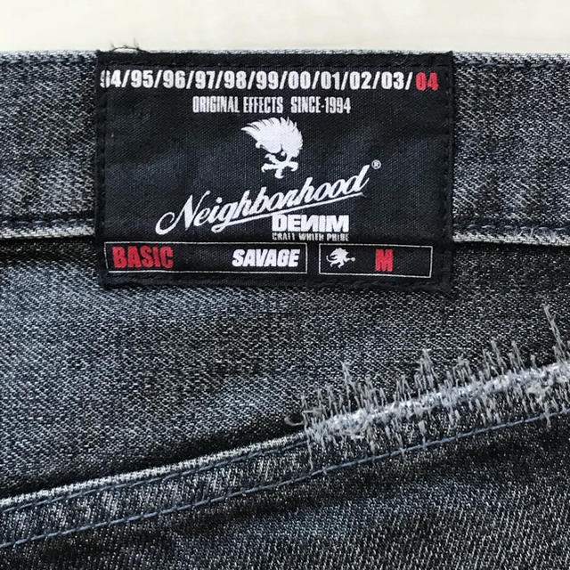 NEIGHBORHOOD(ネイバーフッド)のNEIGHBORHOOD.SAVAGE BASIC サイズM 黒 WTAPS   メンズのパンツ(デニム/ジーンズ)の商品写真