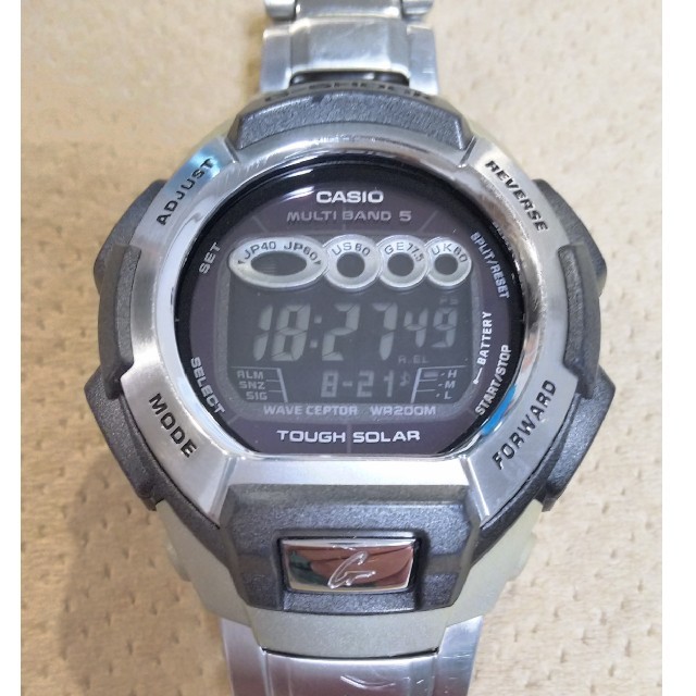 G-SHOCK(ジーショック)のG-SHOCK　電波時計　タフソーラー充電　GW-810D-1A メンズの時計(腕時計(デジタル))の商品写真