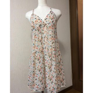 【新品】シフォン キャミワンピース(ミニワンピース)