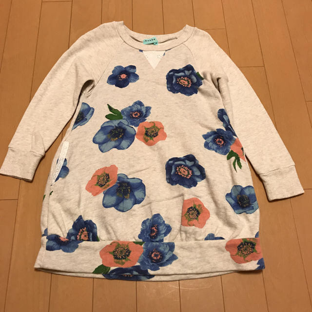 hakka kids(ハッカキッズ)の110cm☆ハッカキッズ ☆女子ワンピース☆トレーナーワンピ キッズ/ベビー/マタニティのキッズ服女の子用(90cm~)(ワンピース)の商品写真