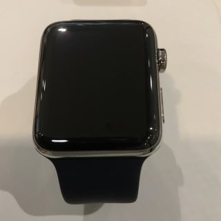 アップルウォッチ(Apple Watch)のApple Watch series3 セルラー＋GPS ステンレス(腕時計(デジタル))