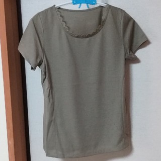 フェリシモ(FELISSIMO)のフェリシモ　IEDIT LABO レース付きTシャツ(Tシャツ(半袖/袖なし))