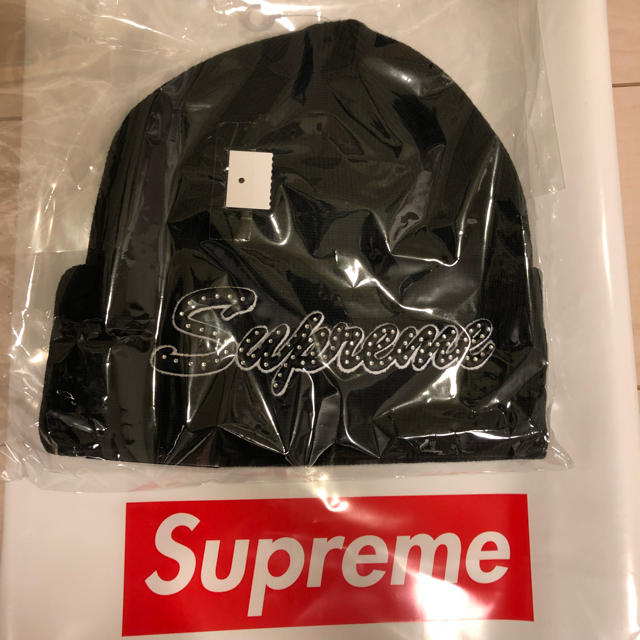 Free色supreme new era beanie black 黒 1点