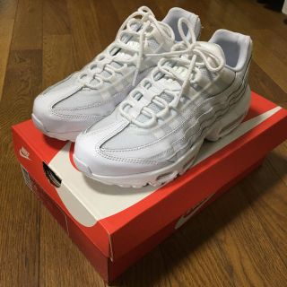 ナイキ(NIKE)のNIKE  airmax95  white 24.5cm(スニーカー)