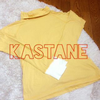 カスタネ(Kastane)のKastane*ボーダータートルネック(Tシャツ(長袖/七分))