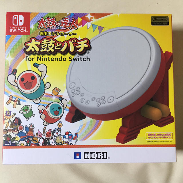 Nintendo Switch(ニンテンドースイッチ)の太鼓の達人 太鼓とバチ  エンタメ/ホビーのエンタメ その他(その他)の商品写真