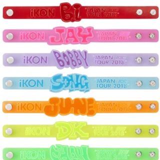 アイコン(iKON)のiKON ジュネ 2018 グッズ購入特典 リフレクターブレスレット (アイドルグッズ)