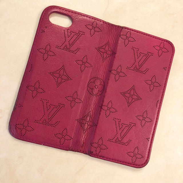 LOUIS VUITTON(ルイヴィトン)のルイヴィトン マヒナ フォリオ iPhone7 iPhoneケース スマホ/家電/カメラのスマホアクセサリー(iPhoneケース)の商品写真