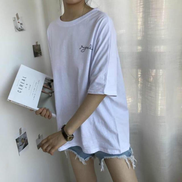 韓国ファッション 人気 バックプリントtシャツの通販 By 必ず在庫確認を ラクマ