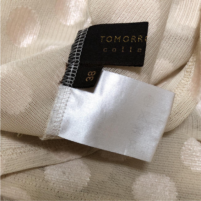 TOMORROWLAND(トゥモローランド)のTOMORROW LAND  トゥモローランド  ドットチュールTシャツ レディースのトップス(Tシャツ(半袖/袖なし))の商品写真