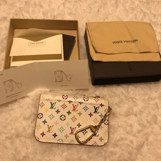 ルイヴィトン(LOUIS VUITTON)のマルチカラー☆カードケース☆キーホルダー(名刺入れ/定期入れ)