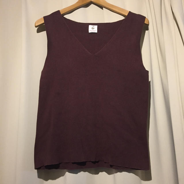 BEAUTY&YOUTH UNITED ARROWS - ロク ブラウン Vネックトップス