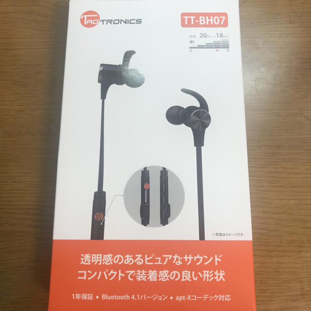 tao tronics TT-BH07 ブラック スマホ/家電/カメラのオーディオ機器(ヘッドフォン/イヤフォン)の商品写真