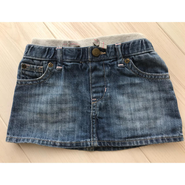 babyGAP(ベビーギャップ)のGap baby gap 80サイズ デニムスカート 美品 キッズ/ベビー/マタニティのベビー服(~85cm)(スカート)の商品写真