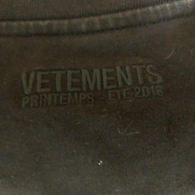 VETEMENTS 2018SS Tシャツ  Sサイズ メンズのトップス(Tシャツ/カットソー(半袖/袖なし))の商品写真