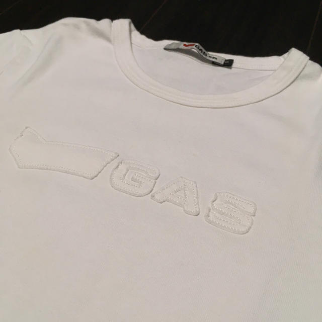 GAS(ガス)のＧＡＳ 白のTシャツ アウトレット 新品 レディースのトップス(Tシャツ(半袖/袖なし))の商品写真