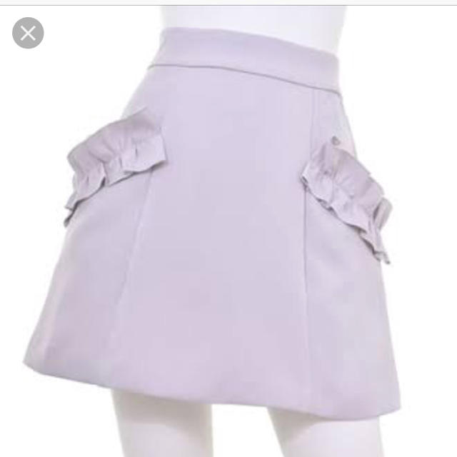 ROJITA(ロジータ)のROJITA ポケットフリル台形 スカート レディースのスカート(ミニスカート)の商品写真