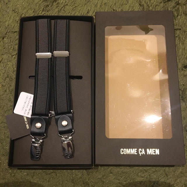 COMME CA MEN(コムサメン)のサスペンダー メンズのファッション小物(サスペンダー)の商品写真