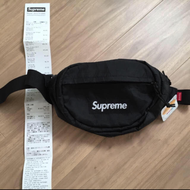 supreme 18aw  waist Bag ブラック