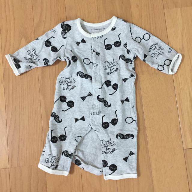 ampersand(アンパサンド)の男の子長袖ロンパース2点 AMPERSAND 60センチ キッズ/ベビー/マタニティのベビー服(~85cm)(ロンパース)の商品写真