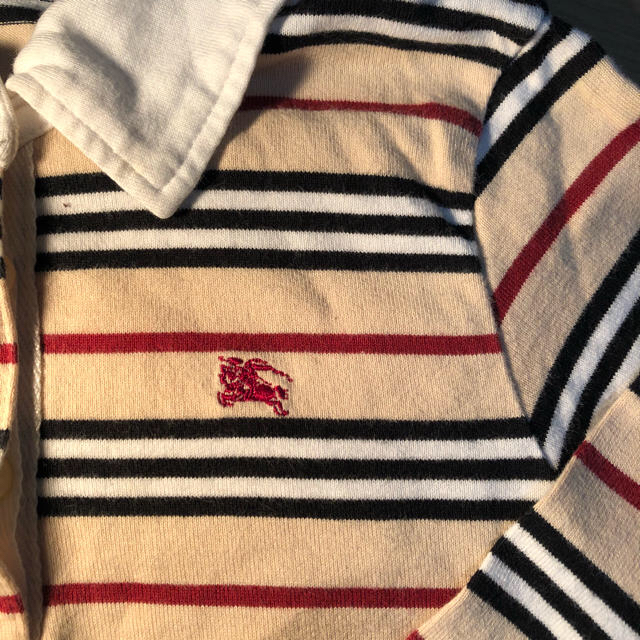 BURBERRY(バーバリー)のとん子さん専用 Burberry ポロシャツ ラガーシャツ キッズ/ベビー/マタニティのキッズ服女の子用(90cm~)(Tシャツ/カットソー)の商品写真