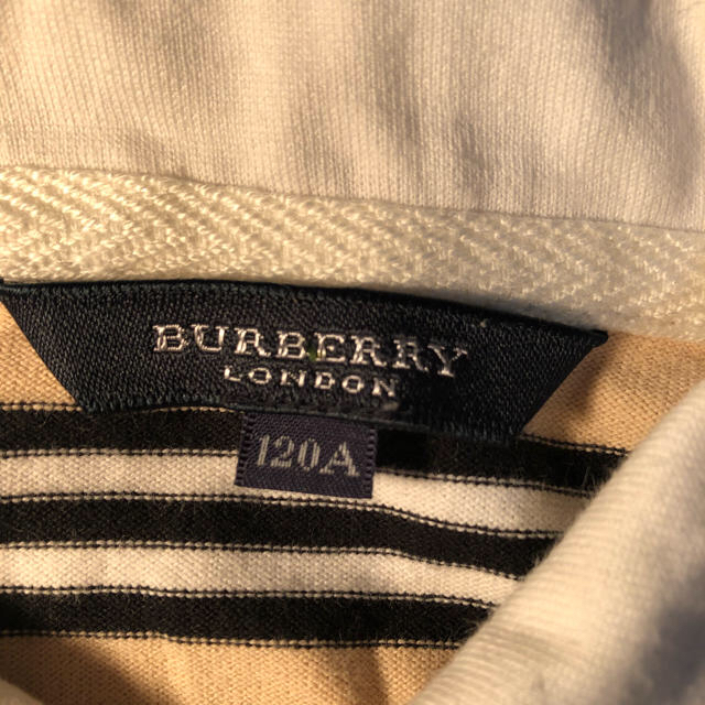 BURBERRY(バーバリー)のとん子さん専用 Burberry ポロシャツ ラガーシャツ キッズ/ベビー/マタニティのキッズ服女の子用(90cm~)(Tシャツ/カットソー)の商品写真