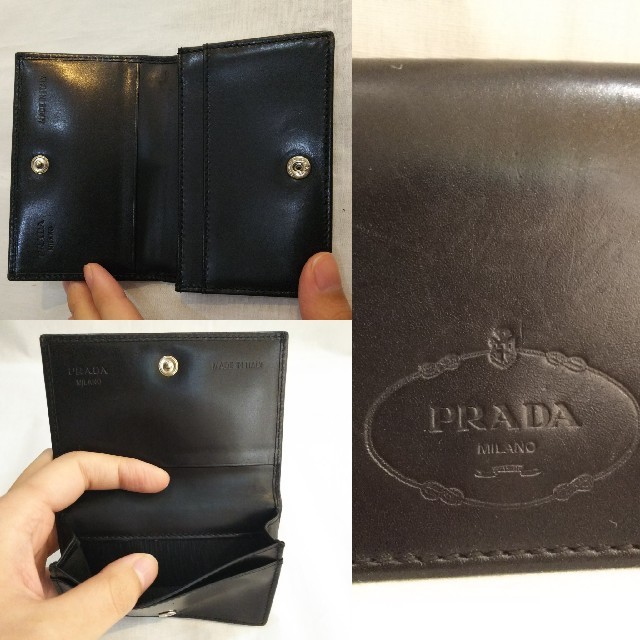 PRADA プラダ レザー カードケース