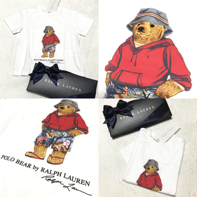 Ralph Lauren(ラルフローレン)のおまとめ購入☆大人気ベアー☆新品 ラルフローレン 3点 キッズ/ベビー/マタニティのベビー服(~85cm)(Ｔシャツ)の商品写真