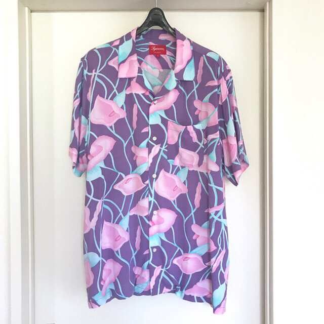 交換 Lサイズ Supreme Lily Rayon Shirt - トップス